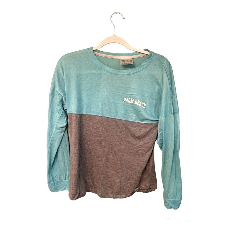 ☆ Palm Beach Blue & Grey Shirt ☆